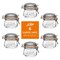 Le Parfait - Clear - Glass Versatile Preserving Jars for Canning and Storage - 6 Piece